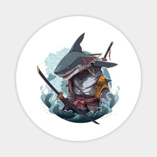 samurai shark Magnet